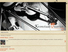 Tablet Screenshot of kronstadtquartet.com